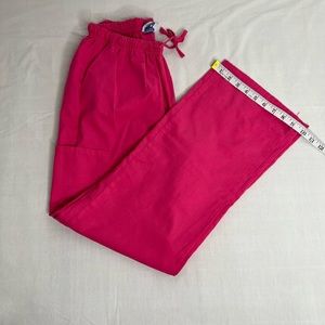 Factory Uniforms Women's Scrub Pants Nurse Medical Dental Pink Size Medium